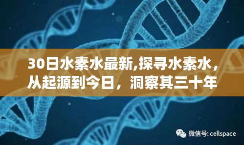 水素水三十年发展回顾，从起源到今日的影响与探寻