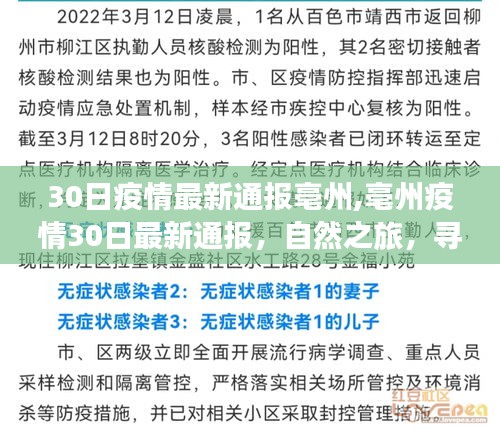 亳州疫情最新通报，自然之旅助力内心宁静与力量寻找