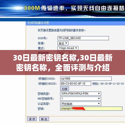 最新密钥名称评测与介绍，全面解读三十日最新密钥特性