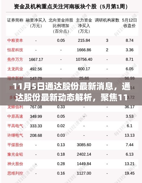 通达股份最新动态解析，聚焦消息背后的深层影响