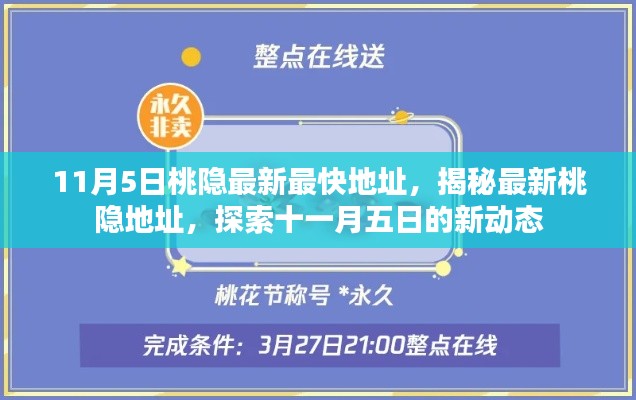 揭秘桃隐最新地址，探索十一月五日新动态