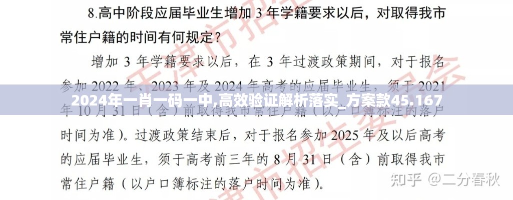 2024年一肖一码一中,高效验证解析落实_方案款45.167