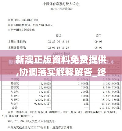 新澳正版资料免费提供,协调落实解释解答_终止品85.782