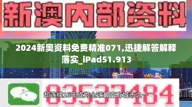 2024新奥资料免费精准071,迅捷解答解释落实_iPad51.913