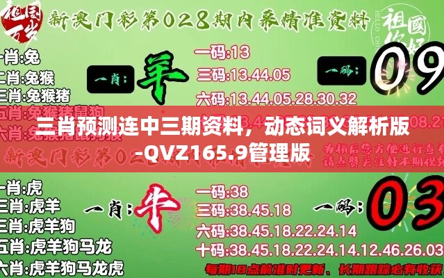 三肖预测连中三期资料，动态词义解析版-QVZ165.9管理版