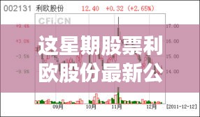 利欧股份最新公告揭秘，小巷深处的隐藏宝藏与独特小店探秘记