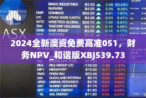 2024全新澳资免费高准051，财务NPV_和谐版XBJ539.73