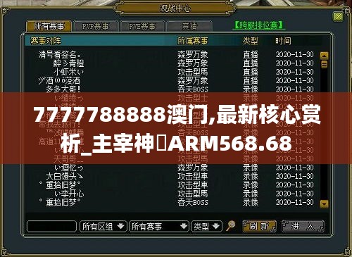 7777788888澳门,最新核心赏析_主宰神衹ARM568.68