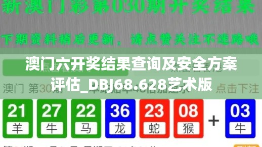 澳门六开奖结果查询及安全方案评估_DBJ68.628艺术版