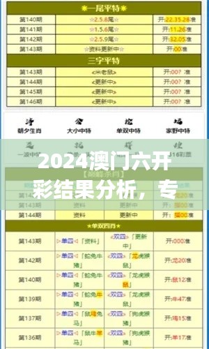 2024澳门六开彩结果分析，专业深度解读_WEM87.218定制版