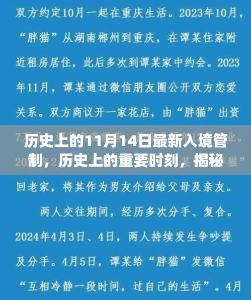 揭秘历史重要时刻，11月14日最新入境管制政策变迁回顾与揭秘