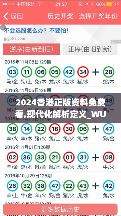 2024香港正版资料免费看,现代化解析定义_WUM19.815桌面款