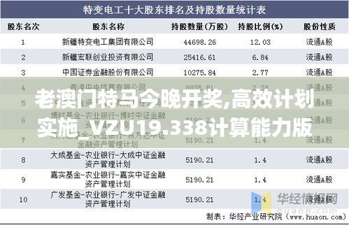 老澳门特马今晚开奖,高效计划实施_VZU19.338计算能力版