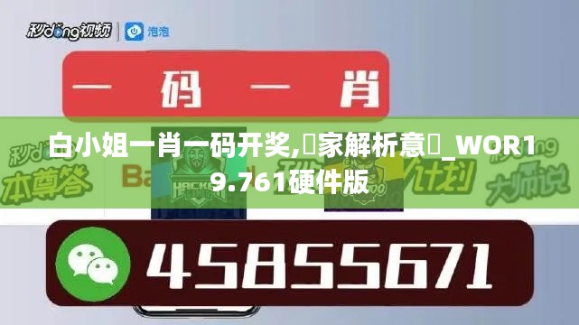 白小姐一肖一码开奖,專家解析意見_WOR19.761硬件版