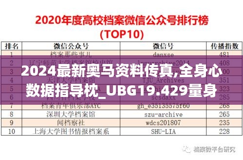 2024最新奥马资料传真,全身心数据指导枕_UBG19.429量身定制版