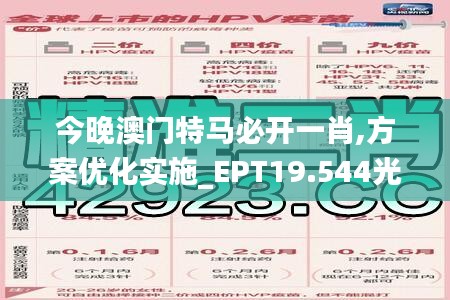 今晚澳门特马必开一肖,方案优化实施_EPT19.544光辉版