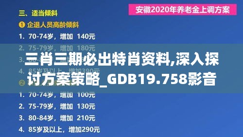 三肖三期必出特肖资料,深入探讨方案策略_GDB19.758影音版