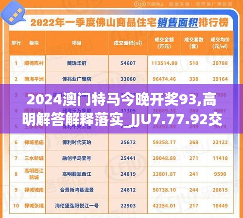 2024澳门特马今晚开奖93,高明解答解释落实_JJU7.77.92交互版