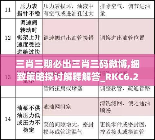 三肖三期必出三肖三码微博,细致策略探讨解释解答_RKC6.29.35内容版