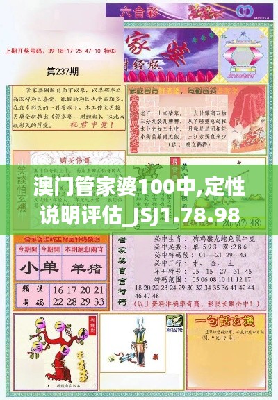 澳门管家婆100中,定性说明评估_JSJ1.78.98清新版