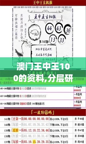 澳门王中王100的资料,分层研究解答解释现象_GMN8.45.39感知版