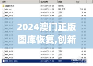 2024澳门正版图库恢复,创新解析计划方案_QUD9.68.55个性版