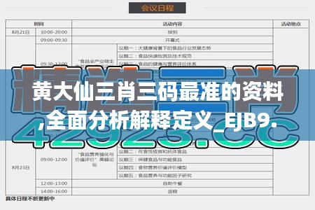 黄大仙三肖三码最准的资料,全面分析解释定义_EJB9.19.28世界版