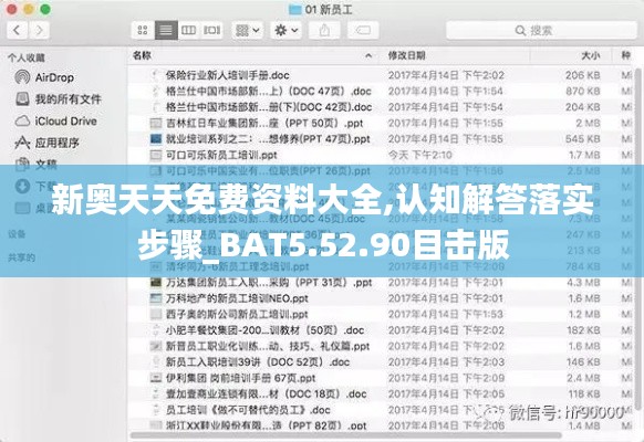 新奥天天免费资料大全,认知解答落实步骤_BAT5.52.90目击版