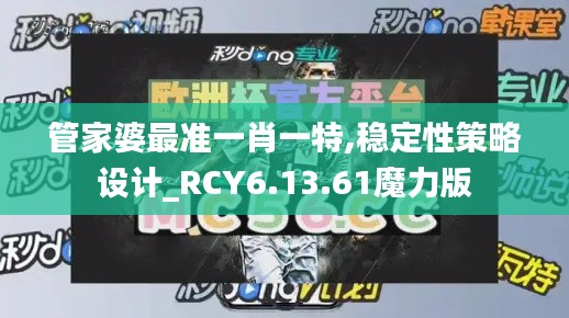 管家婆最准一肖一特,稳定性策略设计_RCY6.13.61魔力版