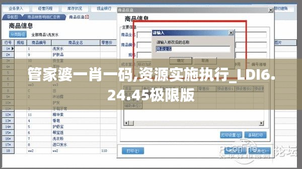 管家婆一肖一码,资源实施执行_LDI6.24.45极限版