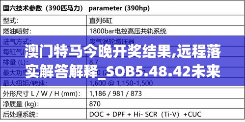 澳门特马今晚开奖结果,远程落实解答解释_SOB5.48.42未来版