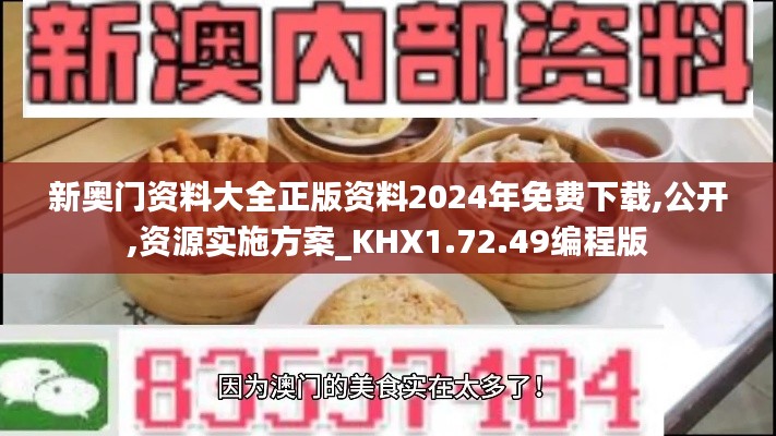 新奥门资料大全正版资料2024年免费下载,公开,资源实施方案_KHX1.72.49编程版