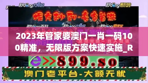 2023年管家婆澳门一肖一码100精准，无限版方案快速实施_RLB7.64.49