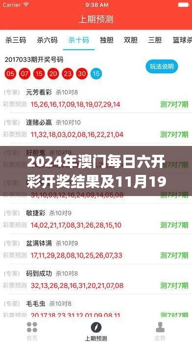 2024年澳门每日六开彩开奖结果及11月19日可持续发展研究_YFB1.17.30先锋版