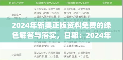 2024年新奥正版资料免费的绿色解答与落实，日期：2024年11月19日_ZXD5.32.36并行版