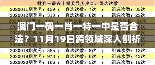 澳门一码一肖一特一中是否合法？11月19日跨领域深入剖析实施细节_LOX5.61.35加速版