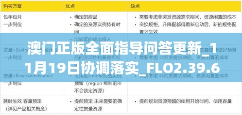 澳门正版全面指导问答更新_11月19日协调落实_FLO2.39.60驱动版