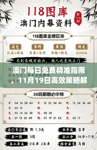 澳门每日免费精准指南，11月19日高效策略解析_JDU6.80.91版