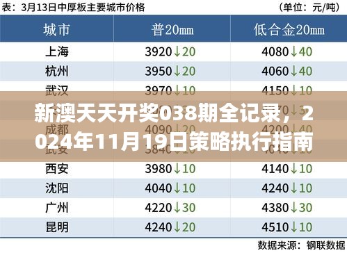 新澳天天开奖038期全记录，2024年11月19日策略执行指南_SNL6.16.23探索版