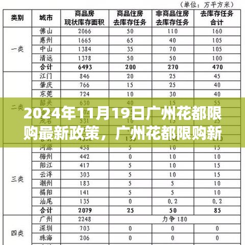 2024年11月19日广州花都限购最新政策，广州花都限购新政策下的市场走向与个人立场分析