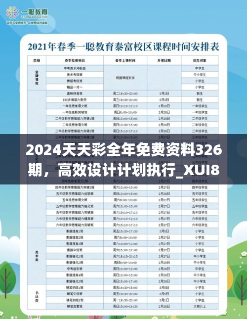 2024天天彩全年免费资料326期，高效设计计划执行_XUI8.31.83时空版本