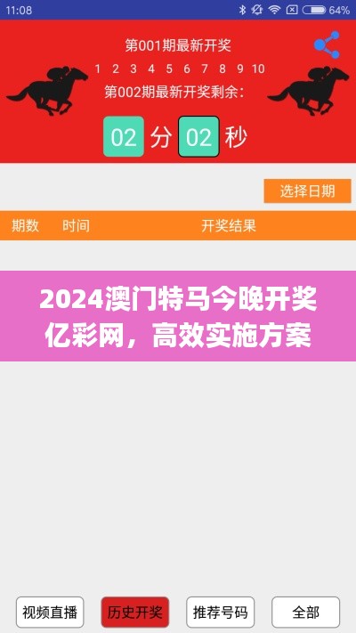 2024澳门特马今晚开奖亿彩网，高效实施方案设计_NOM1.40.84大师版