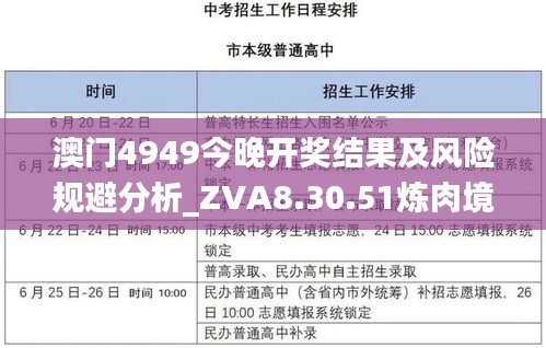 澳门4949今晚开奖结果及风险规避分析_ZVA8.30.51炼肉境