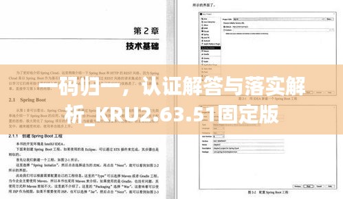 一码归一，认证解答与落实解析_KRU2.63.51固定版