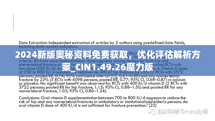 2024新版奥秘资料免费获取，优化评估解析方案_CIN1.49.26魔力版