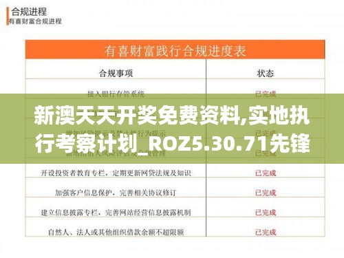 新澳天天开奖免费资料,实地执行考察计划_ROZ5.30.71先锋科技