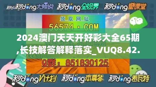 2024澳门天天开好彩大全65期,长技解答解释落实_VUQ8.42.82界面版