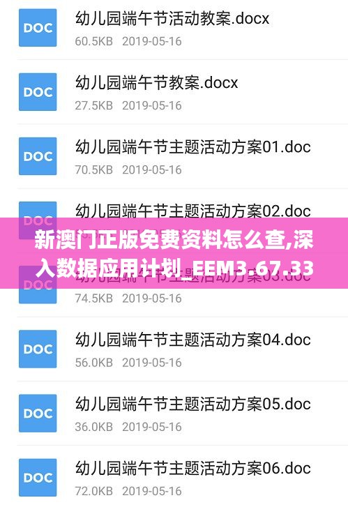 新澳门正版免费资料怎么查,深入数据应用计划_EEM3.67.33交互版
