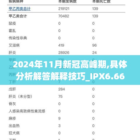 2024年11月新冠高峰期,具体分析解答解释技巧_IPX6.66.92炼脏境