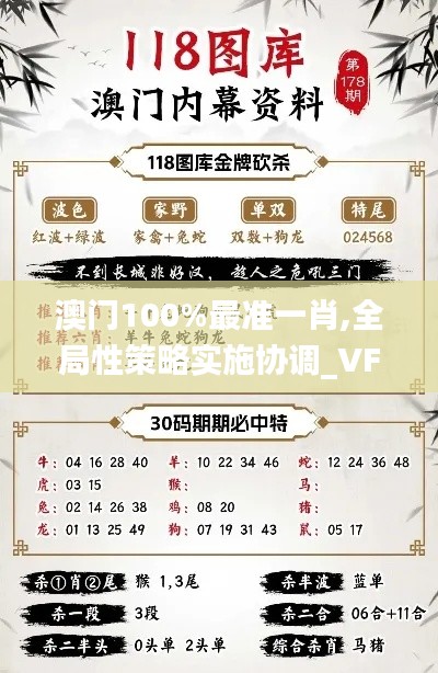 澳门100%最准一肖,全局性策略实施协调_VFF1.46.43珍藏版